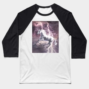 Epic Lightning Unicorn Baseball T-Shirt